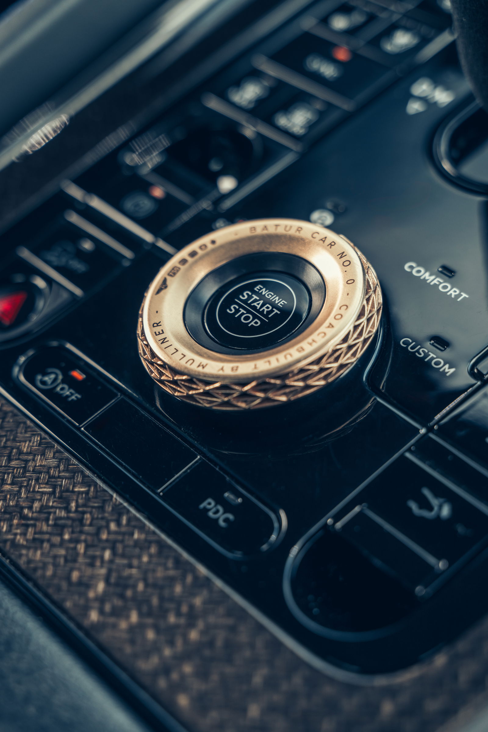 Bentley Batur - 3D-printed gold 